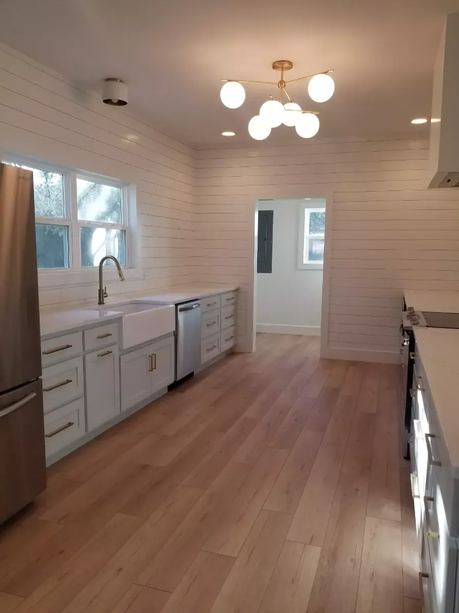 Bright kitchen wiped down, counters to floors, cleaned by Dust Free By DD in Cleveland, TN